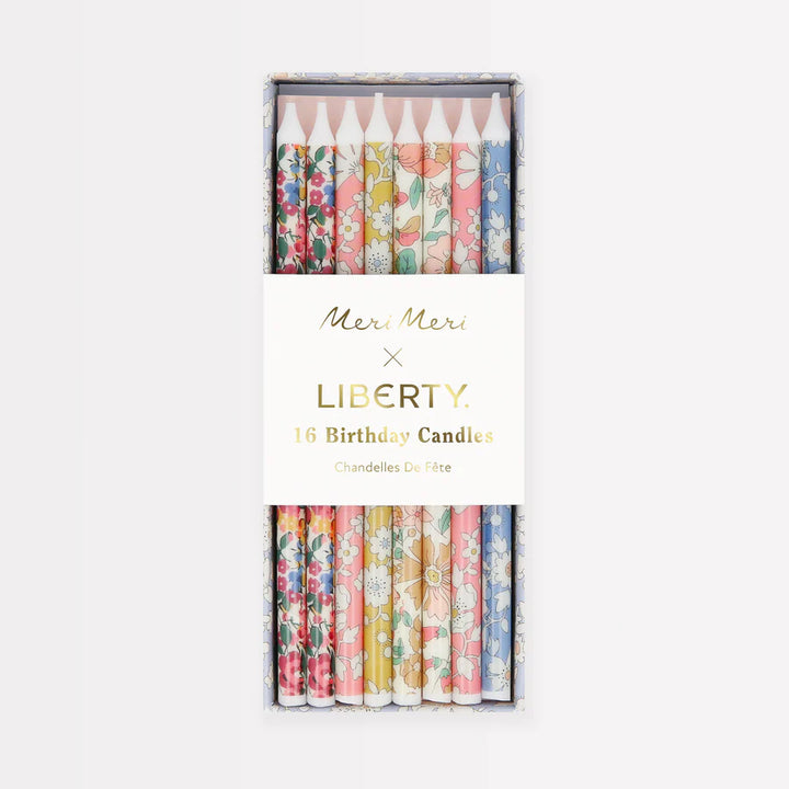 MERI MERI x Liberty - Mixed Print Dipped Candles - Pack of 16