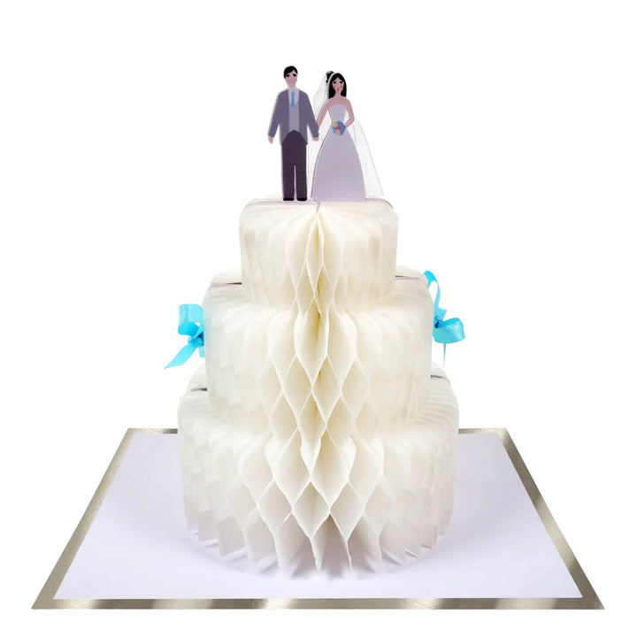 MERI MERI - 3D Stand-Up Card - Wedding Cake
