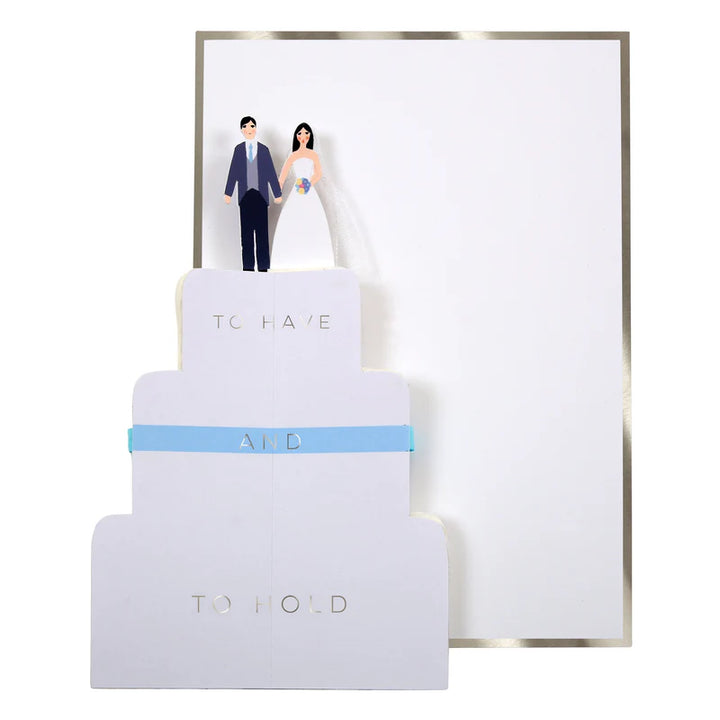MERI MERI - 3D Stand-Up Card - Wedding Cake