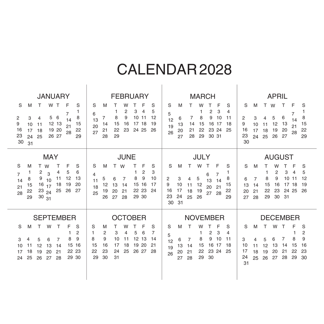 Memo Calendar 2027
