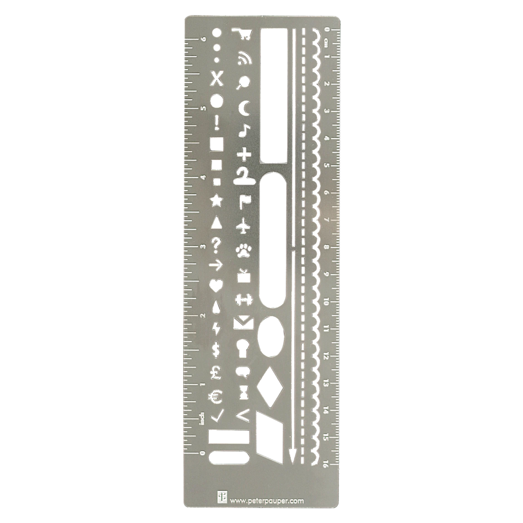 Peter Pauper Press - Metal Stencil Bookmark