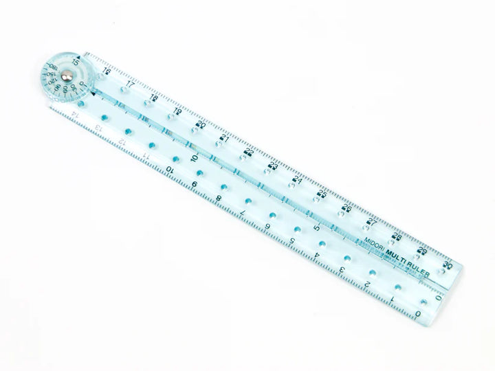 Midori - Multi Ruler 30cm - Blue