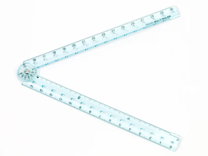 Midori - Multi Ruler 30cm - Blue