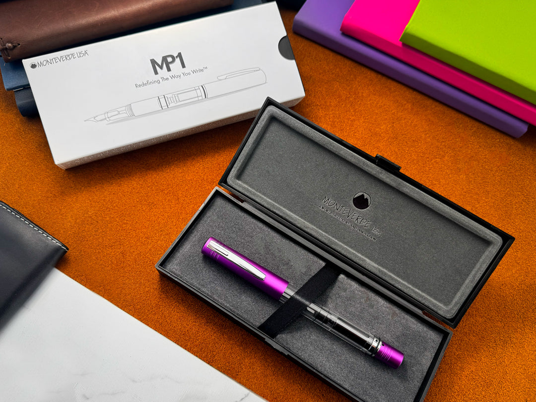 Monteverde USA - MP1 Fountain Pen - Purple Frost - Medium
