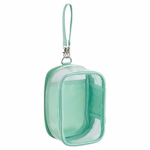 LIHIT LAB - Myfa - Clear Decoration Box Pouch - Mini/Large - Mint Green