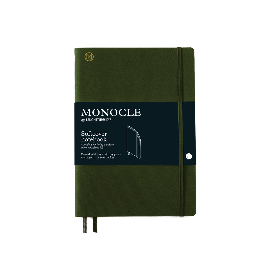 Leuchtturm1917 - Monocle Notebook - B5 - Softcover - Olive