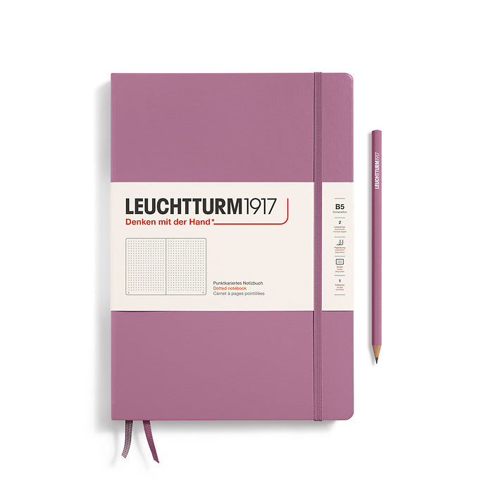 Leuchtturm1917 - B5 Composition Notebook - Hardcover - Dusty Rose