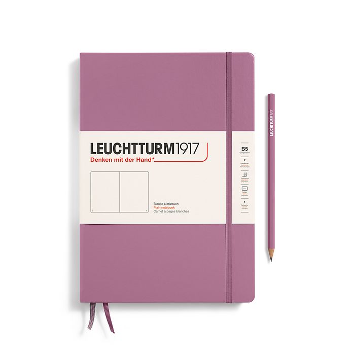 Leuchtturm1917 - B5 Composition Notebook - Hardcover - Dusty Rose