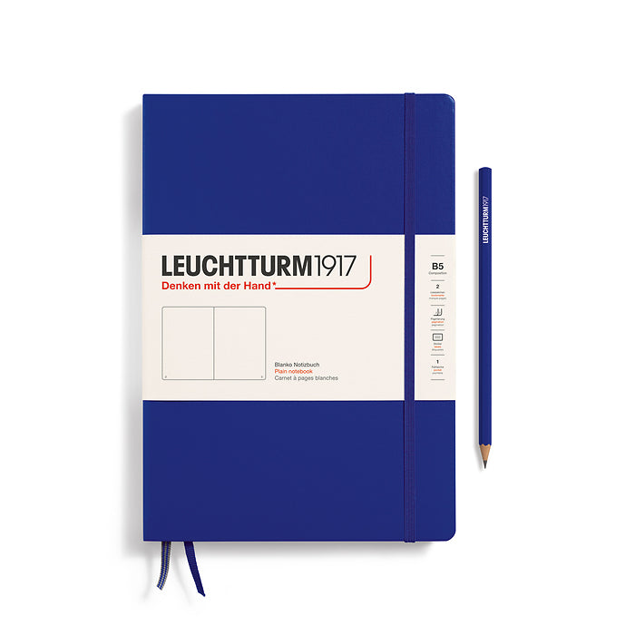 Leuchtturm1917 - B5 Composition Notebook - Hardcover - Ink
