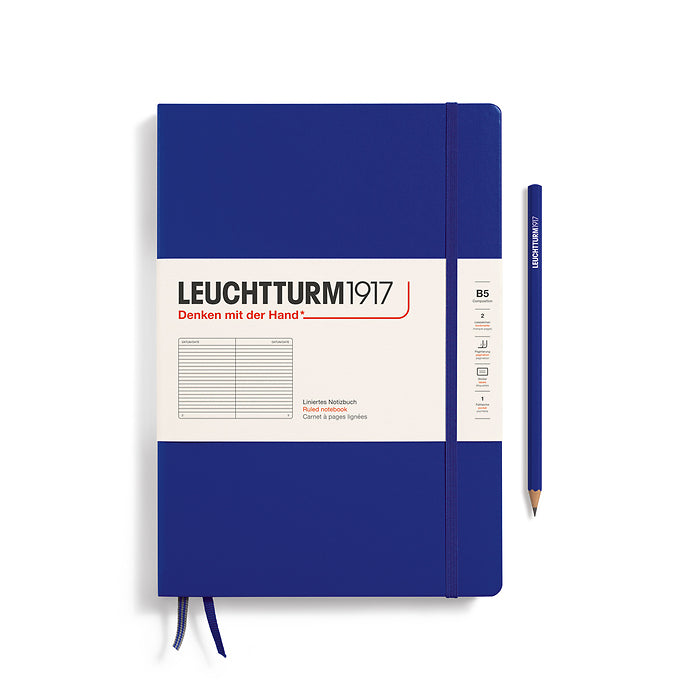 Leuchtturm1917 - B5 Composition Notebook - Hardcover - Ink
