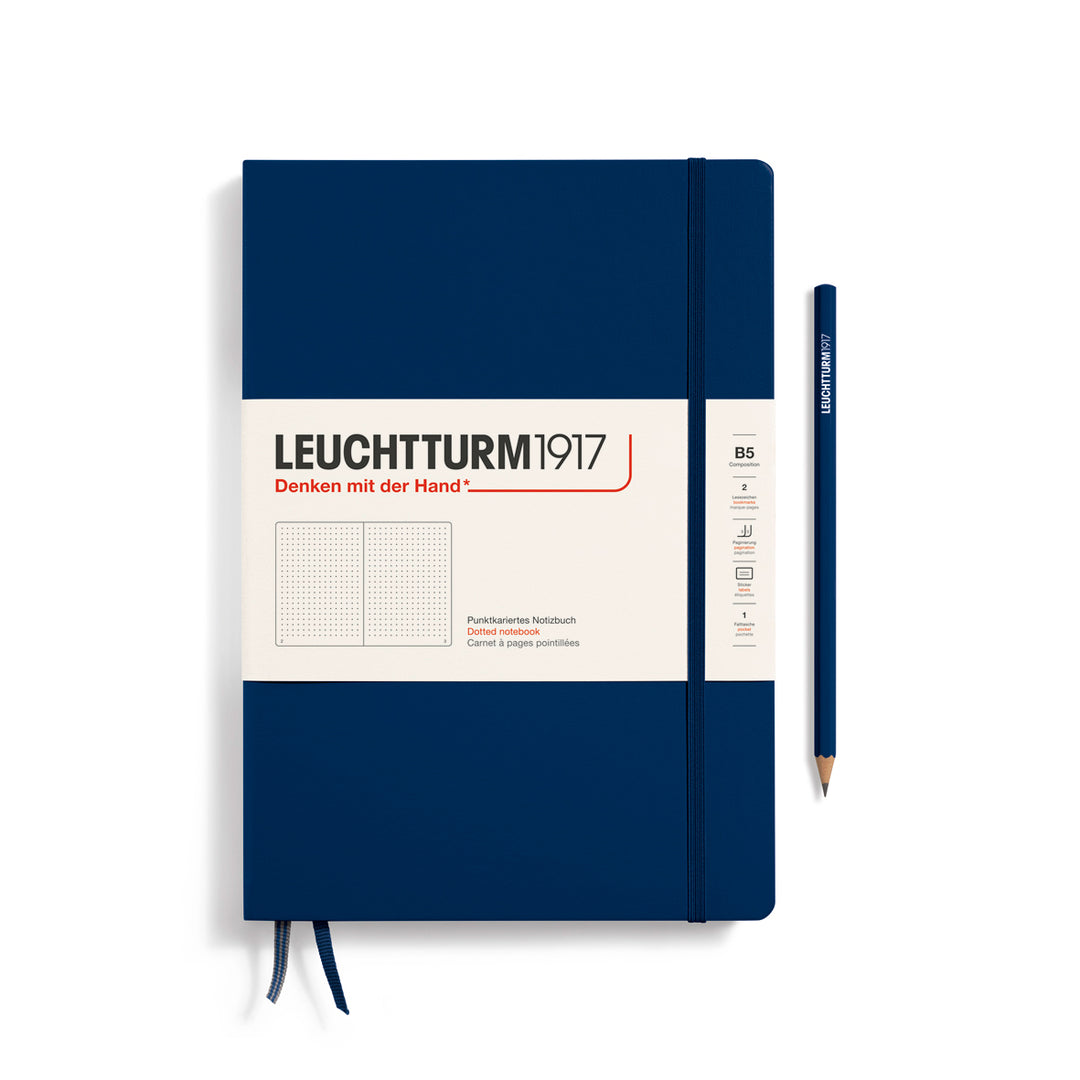 Leuchtturm1917 - Notebook Composition - B5 - Hardcover - Navy