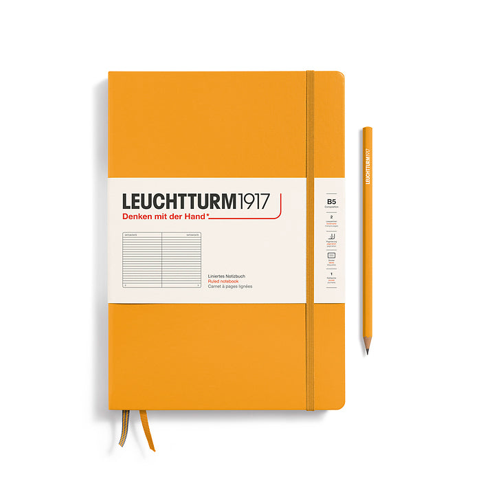 Leuchtturm1917 - B5 Composition Notebook - Hardcover - Rising Sun