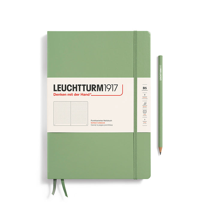 Leuchtturm1917 - B5 Composition Notebook - Hardcover - Sage