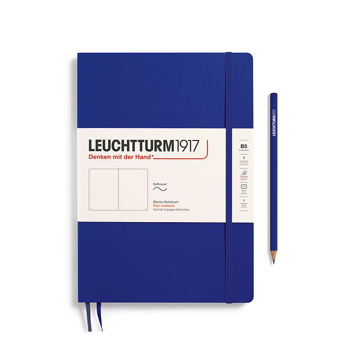 Leuchtturm1917 - Softcover - B5 Composition Notebook - Ink