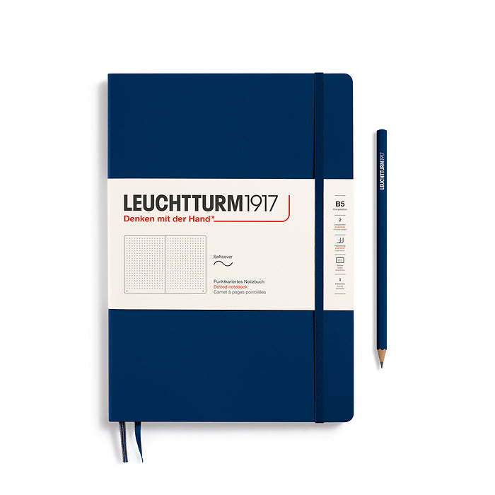 Leuchtturm1917 - B5 Composition Notebook - Softcover - Navy