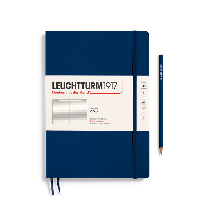 Leuchtturm1917 - B5 Composition Notebook - Softcover - Navy