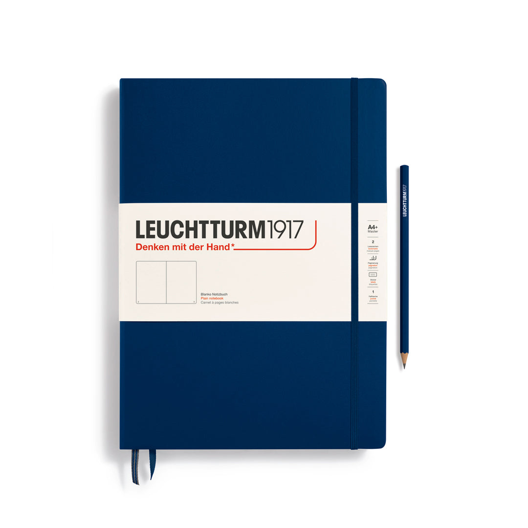 Leuchtturm1917 - Master Classic Notebook - A4+ - Hardcover - Navy