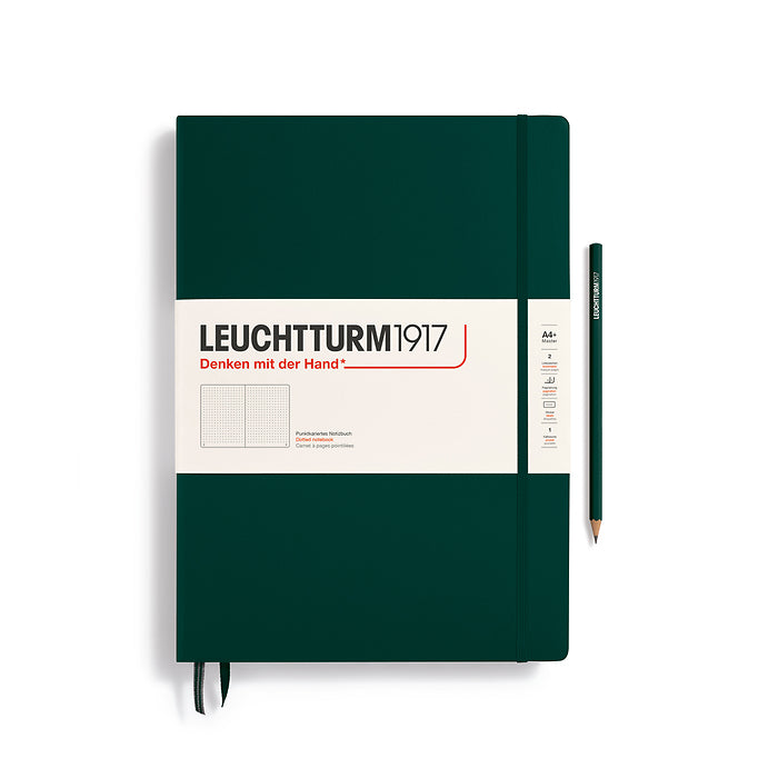 Leuchtturm1917 - Master A4+ Notebook - Hardcover - Forest Green