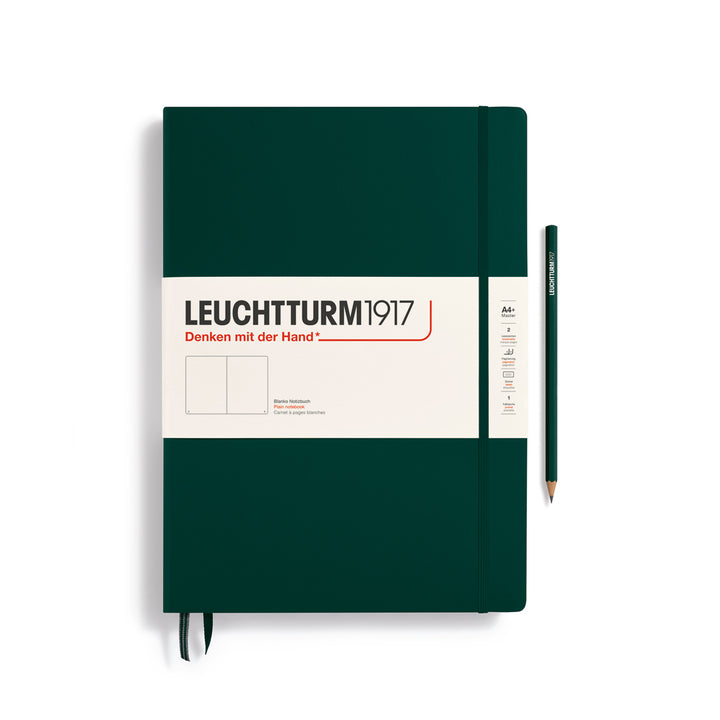 Leuchtturm1917 - Master Classic Notebook - A4+ - Hardcover - Forest Green