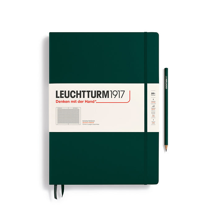 Leuchtturm1917 - Master A4+ Notebook - Hardcover - Forest Green