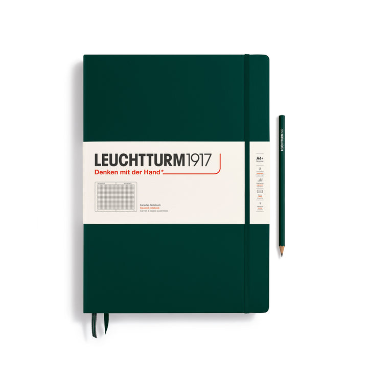 Leuchtturm1917 - Master Classic Notebook - A4+ - Hardcover - Forest Green