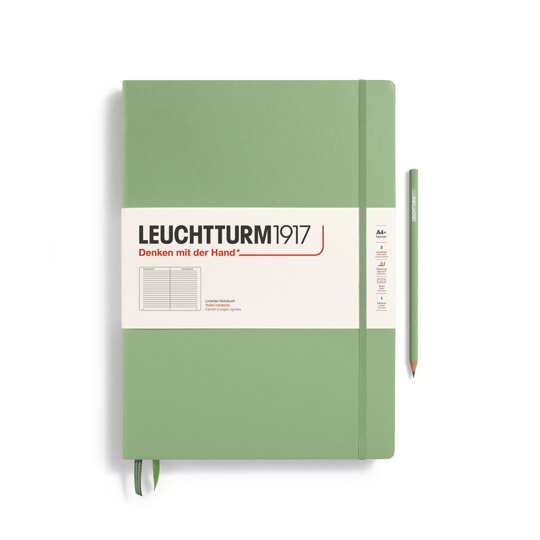 Leuchtturm1917 - Master Classic Notebook - A4+ - Hardcover - Sage
