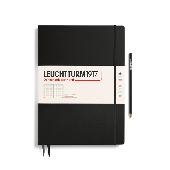 Leuchtturm1917 - Master Slim Notebook - A4+ - Hardcover - Black