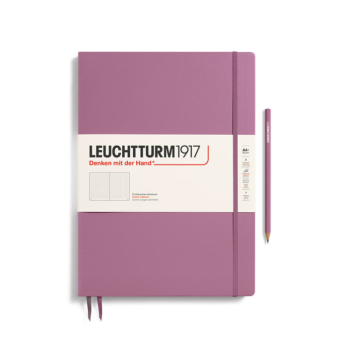 Leuchtturm1917 - Master Slim A4+ Notebook - Hardcover - Dusty Rose