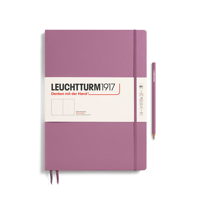 Leuchtturm1917 - Master Slim A4+ Notebook - Hardcover - Dusty Rose
