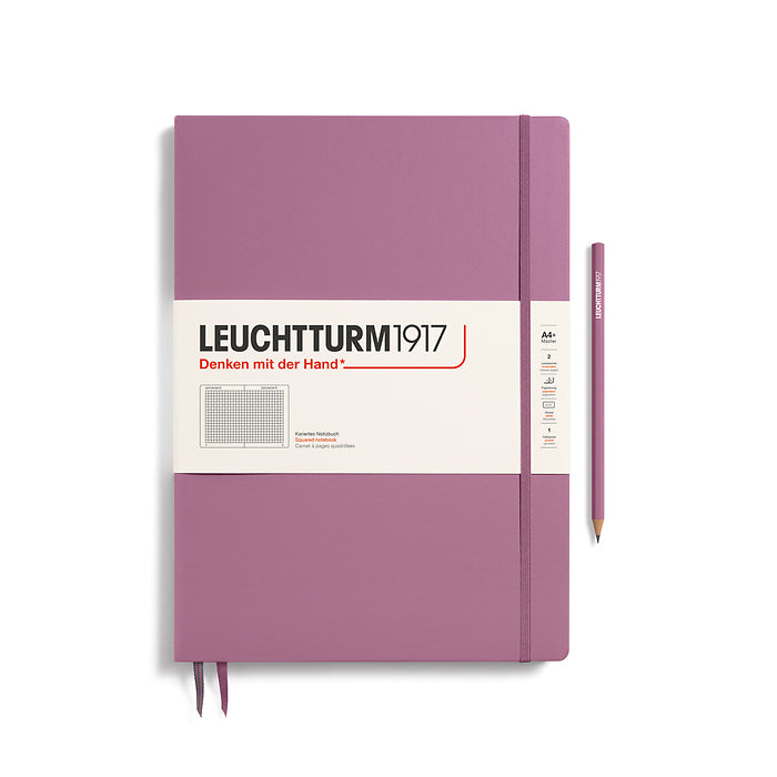 Leuchtturm1917 - Master Slim A4+ Notebook - Hardcover - Dusty Rose