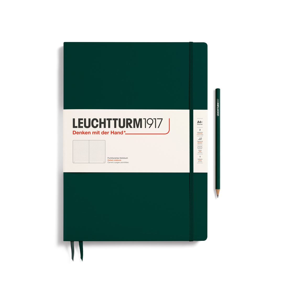 Leuchtturm1917 - Master Slim Notebook - A4+ - Hardcover - Forest Green