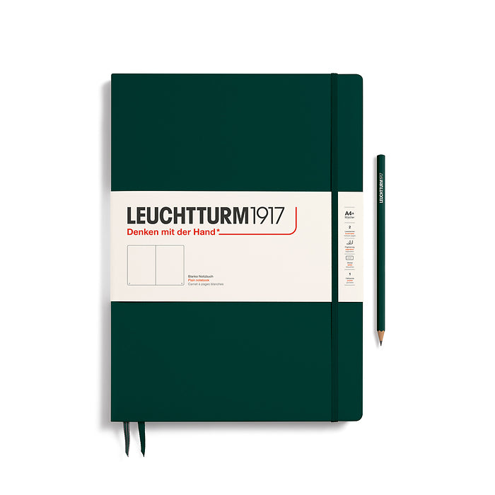 Leuchtturm1917 - Master Slim Notebook - A4+ - Hardcover - Forest Green
