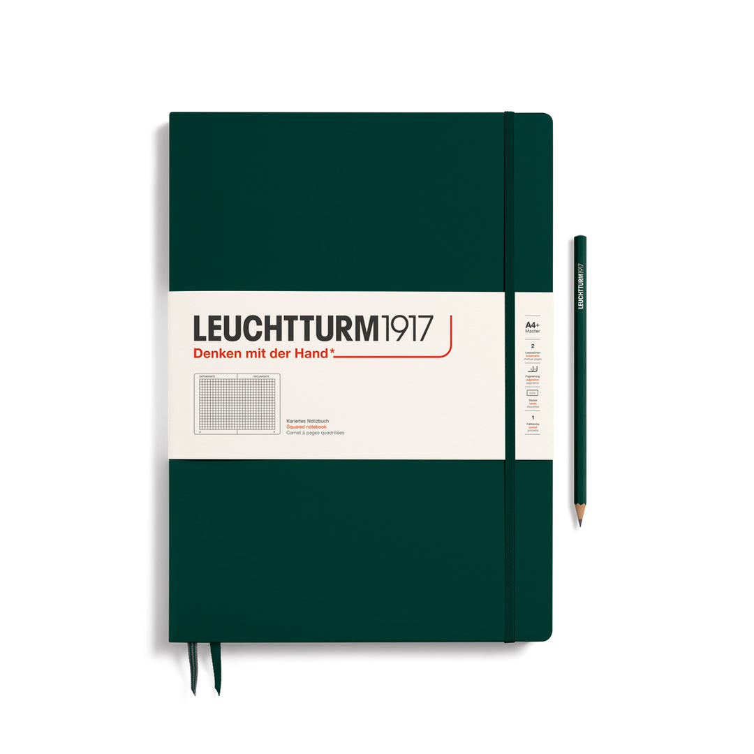 Leuchtturm1917 - Master Slim Notebook - A4+ - Hardcover - Forest Green