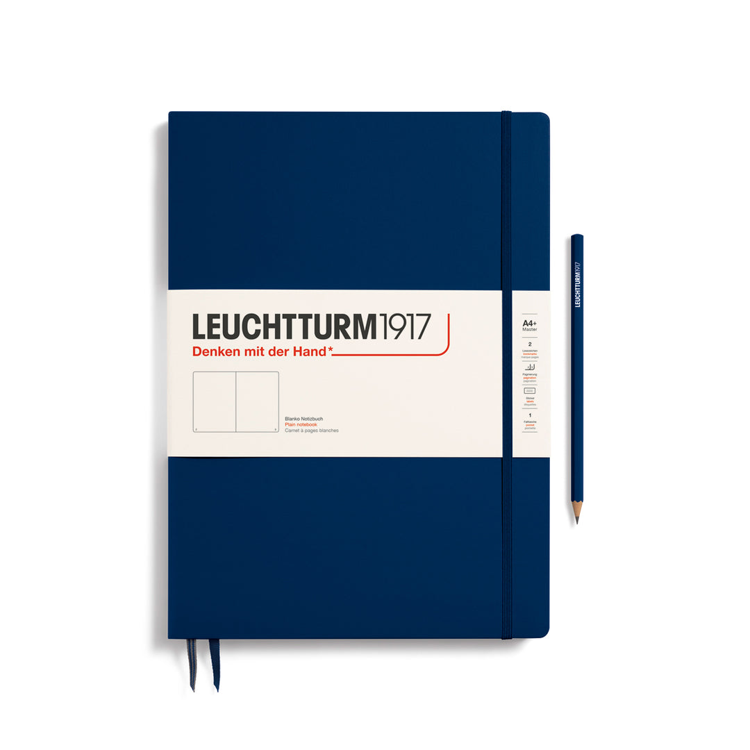 Leuchtturm1917 - Master Slim Notebook - A4+ - Hardcover - Navy