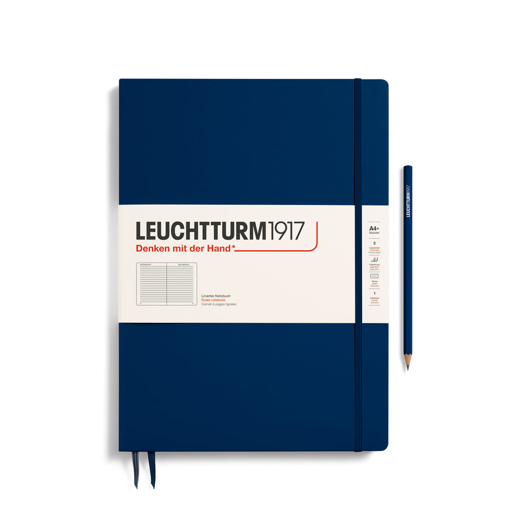Leuchtturm1917 - Master Slim Notebook - A4+ - Hardcover - Navy