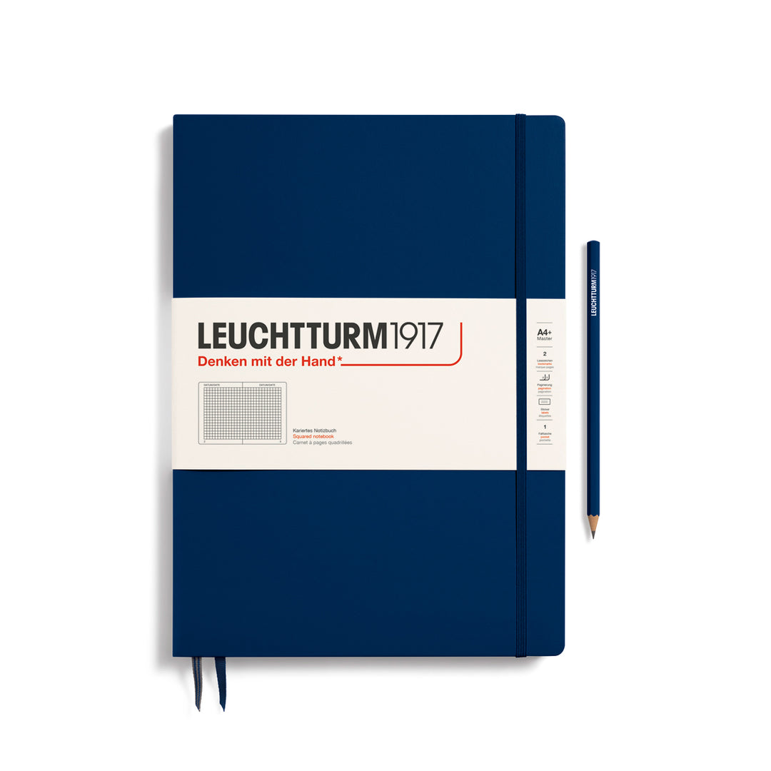 Leuchtturm1917 - Master Slim Notebook - A4+ - Hardcover - Navy