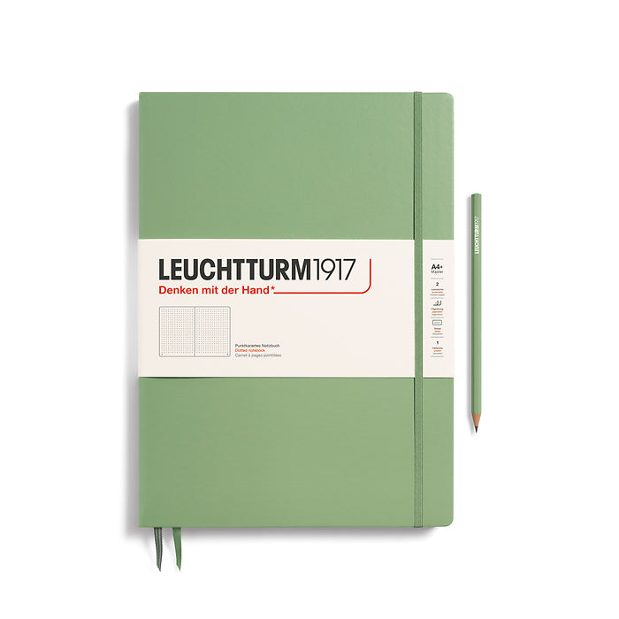 Leuchtturm1917 - Master Slim A4+ Notebook - Hardcover - Sage