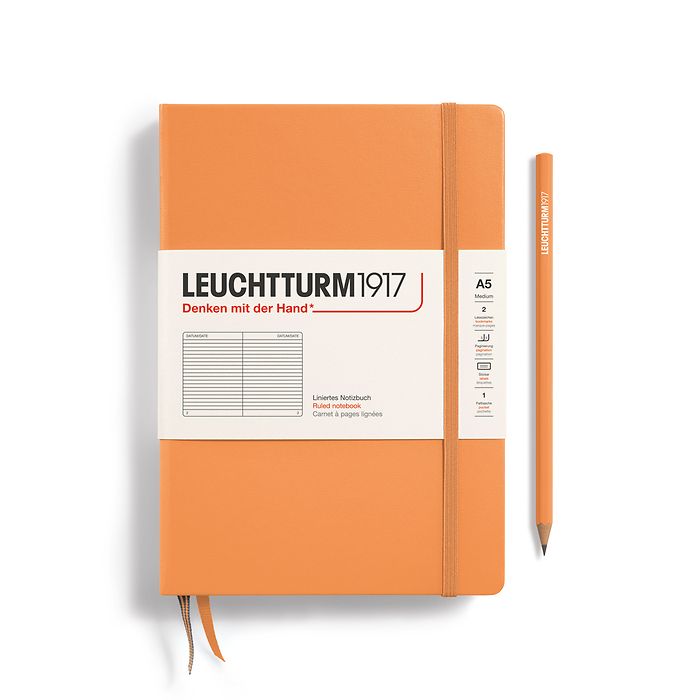 Leuchtturm1917 - A5 Notebook - Medium - Hardcover - Apricot
