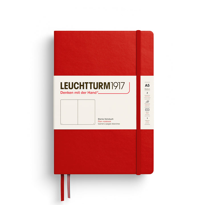 LEUCHTTURM 1917 - A5 Notebook - Medium - Hardcover - Cherry