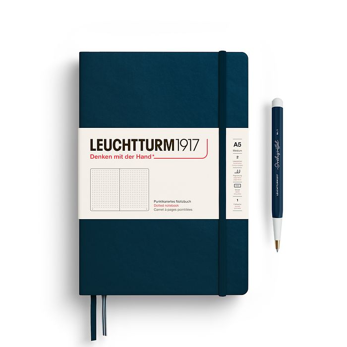 Leuchtturm1917 - Hardcover - A5 Notebook - Deep Sea