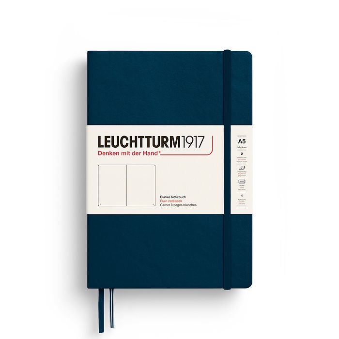 Leuchtturm1917 - Hardcover - A5 Notebook - Deep Sea