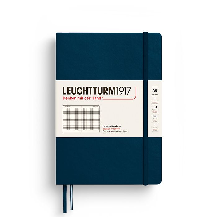 Leuchtturm1917 - Hardcover - A5 Notebook - Deep Sea