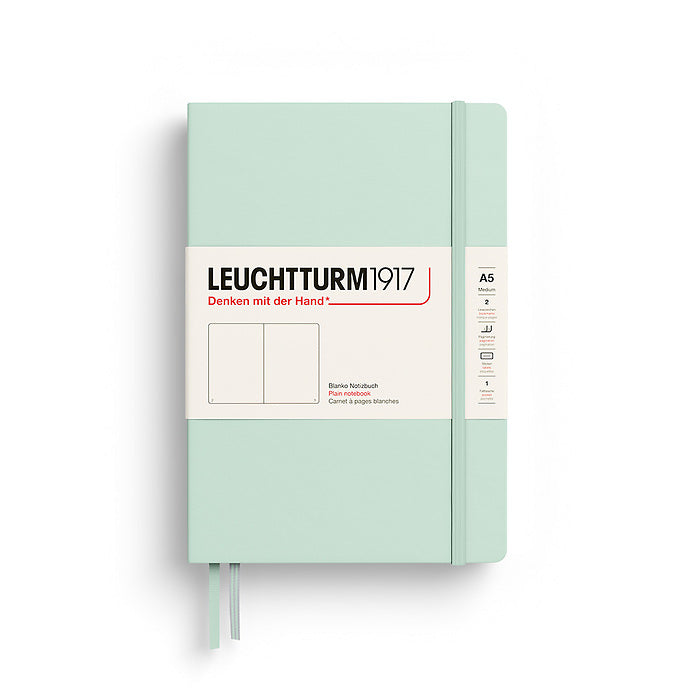 Leuchtturm1917 - Hardcover - A5 Notebook - Mint Green