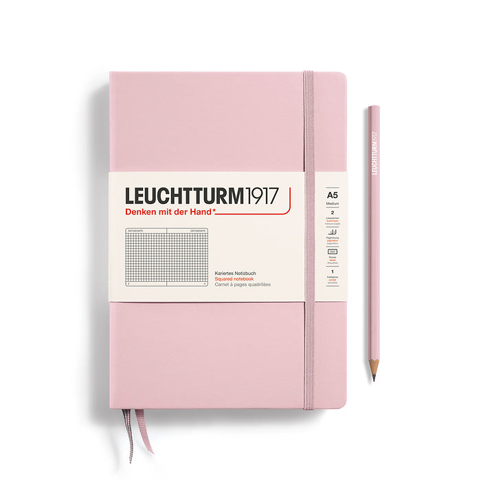 LEUCHTTURM 1917 - A5 Notebook - Medium - Hardcover - Powder Pink