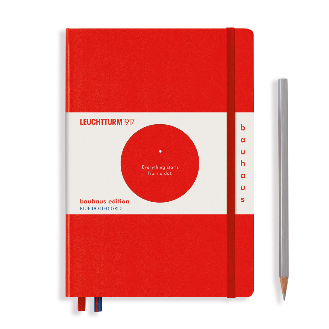 Leuchtturm1917 - Notebook Bauhaus Edition - A5 - Hardcover - Red