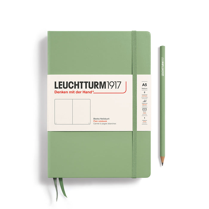 Leuchtturm1917 - Hardcover - A5 Notebook - 251 Numbered Pages - Sage