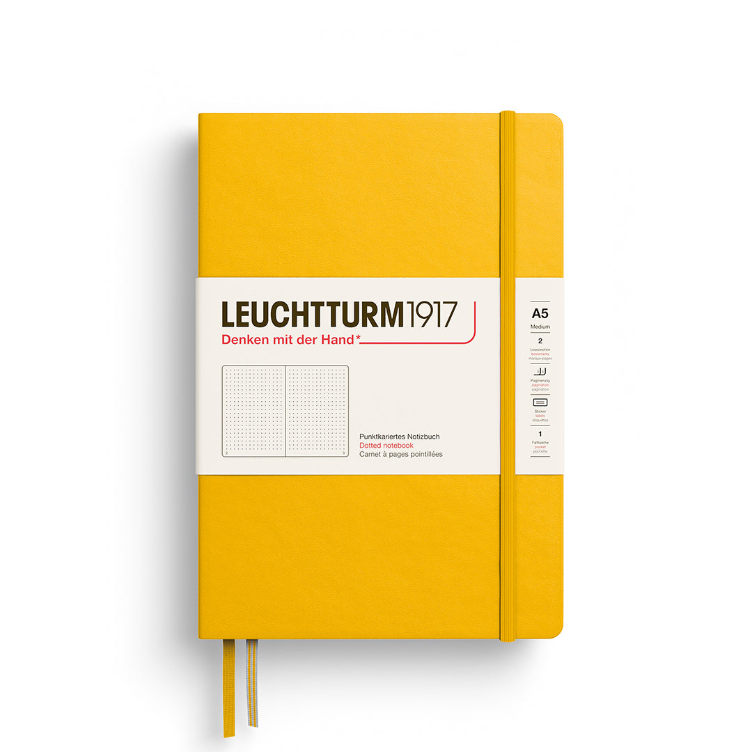 LEUCHTTURM 1917 - A5 Notebook - Medium - Hardcover - Sunflower