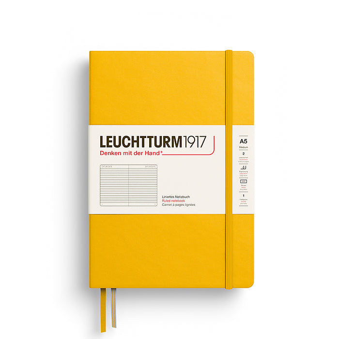 LEUCHTTURM 1917 - A5 Notebook - Medium - Hardcover - Sunflower