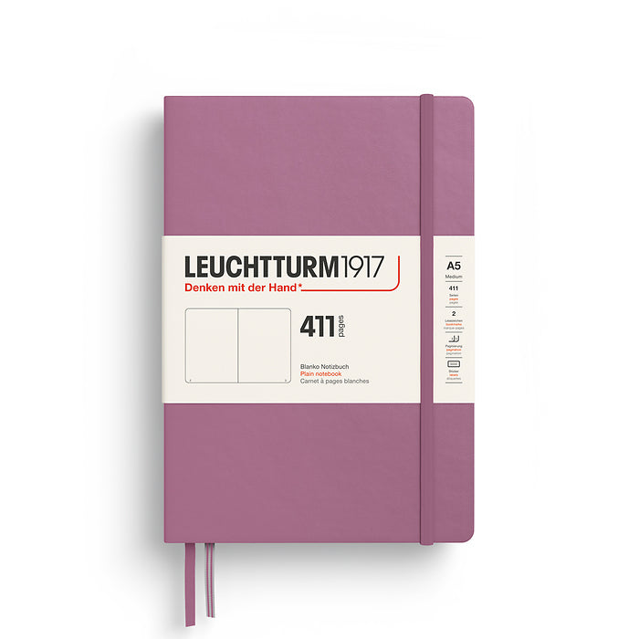 Leuchtturm1917 - Hardcover - A5 Notebook - 411 Numbered Pages - Dusty Rose
