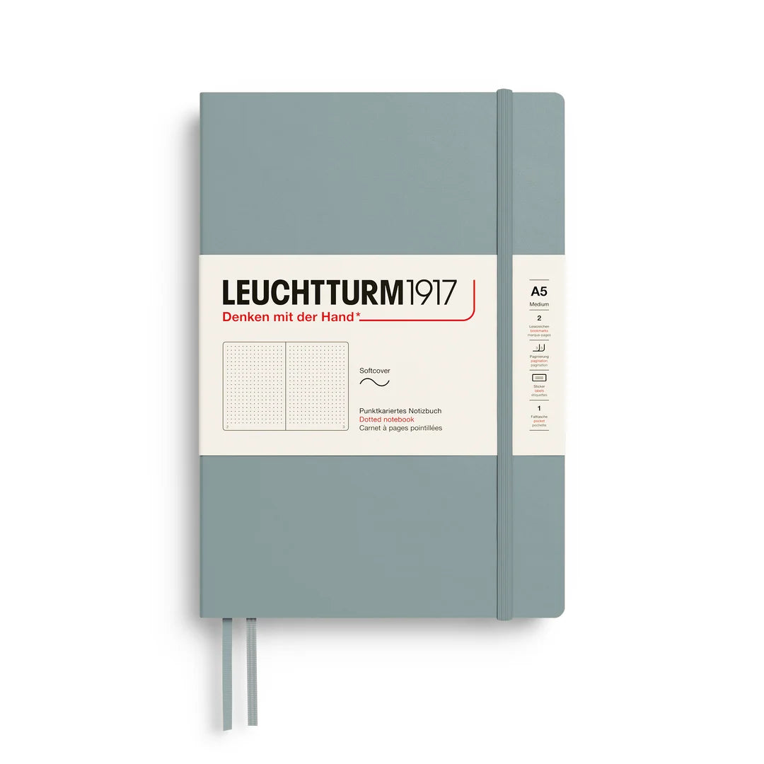 Leuchtturm1917 - Notebook Medium - A5 - Softcover - Dove